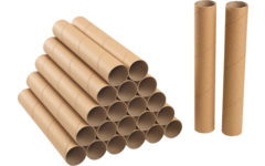 Knutselkokers karton 28 x 4 cm, 24 stuks