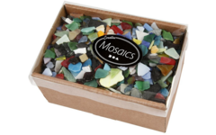 Mozaïek assorti kleuren en vormen, 2 kg