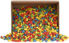 Mozaïek steentjes assorti, 2 kg