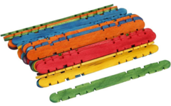 Constructiestokjes assorti 11,5 cm, 1000 stuks