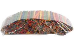 Constructiestokjes assorti 11,5 cm, 1000 stuks