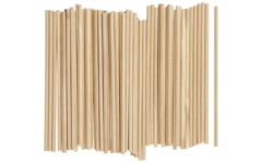 Ronde stokken 4 mm x 15 cm, 100 stuks