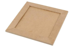 Collage lijst hout 3 mm 15 x 15 cm