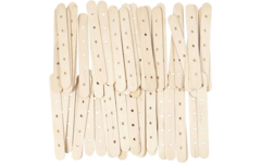 Constructiestokjes naturel 15 cm, 500 stuks