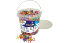 Loom bandjes assorti, 5000 stuks