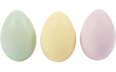 Eieren kunststof pastel, 12 stuks