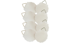Schilderijhanger 30mm wit pakje a 8 stuks