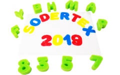 Spons stempels nummers en letters, 36 stuks