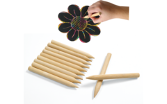 Scratch Designs graveerpen hout, 48 stuks