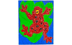 Glitter biologisch afbreekbaar 120 gram, rood