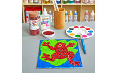 Glitter biologisch afbreekbaar 120 gram, rood