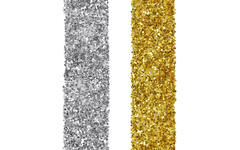 Glitter biologisch afbreekbaar 120 gram zilver en goud, 2 stuks