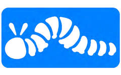 Sjablonen vlinder en vrienden, 21 x 25 cm, 6 stuks