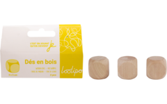 Dobbelstenen blanco 3 cm, stuks