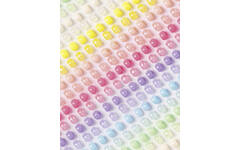 Crea-box kralen 9 mm pastel assortie, 500 gram