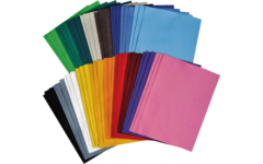 Vilt 20 x 30 cm assorti 18 kleuren, 54 stuks