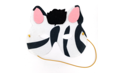 Vilt dierenprint 24 x 30 cm 1 mm, 12 stuks