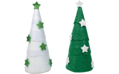 Vilt 20 x 30 cm kerst assortiment, 25 stuks