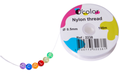 Nylon draad 0,5 mm, 100 m