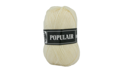 Breigaren populair acryl ivoorwit 50 gram, 120 meter