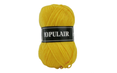 Breigaren populair acryl kanariegeel 50 gram, 120 meter