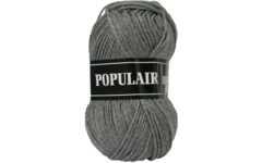 Breigaren populair acryl middengrijs 50 gram, 120 meter