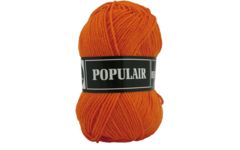 Breigaren populair acryl oranje 50 gram, 120 meter