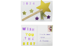 Foamstickers sterren assorti, 500 stuks