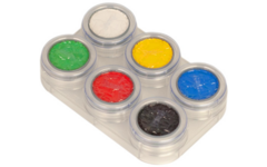 Schminkpallet professional, 6 kleuren