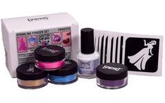Schmink Prinsess glittertattoo set