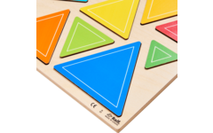 Rolf Puzzels - Reliëfpuzzel ontdek de grootte driehoeken