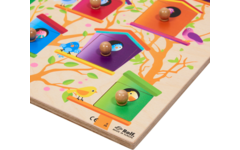 Rolf Puzzels - Knoppenpuzzel Vogelhuisjes