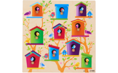 Rolf Puzzels - Knoppenpuzzel Vogelhuisjes