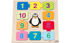 Rolf Puzzels - Reliëf puzzel 10 kleine visjes, 10 stukjes