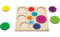 Rolf Puzzels - Reliëfpuzzelserie ontdek de grootte, 2 stuks