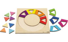 Rolf Puzzels - Reliëfpuzzelserie ontdek de kleur en vorm, 2 stuks