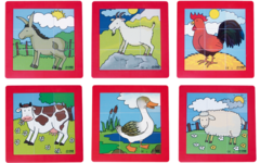 Rolf Puzzels - Puzzelserie boerderijdieren, kunststof