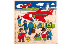 Rolf Puzzels - Puzzel luchthaven, 64 stukjes