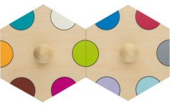 Rolf Puzzels - Carrousel puzzel kleuren, 7 stukjes