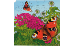 Rolf Connect - Groeipuzzel vlinder 28 x 28 cm 4-lagen 86 stukjes