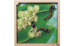 Rolf Connect - Groeipuzzel vlinder 28 x 28 cm 4-lagen 86 stukjes