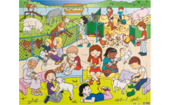 Rolf Puzzels - Puzzel kinderboerderij, 30 stukjes