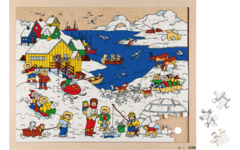 Rolf Puzzels - Puzzel Noordpool leven in de kou, 120 st.