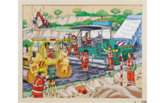 Rolf Puzzels - Techniekpuzzel wegenbouw, 120 st.