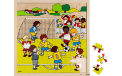 Rolf Puzzels - Puzzel voetbal, 81 stukjes