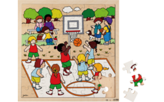 Rolf Puzzels - Puzzel basketbal, 81 stukjes