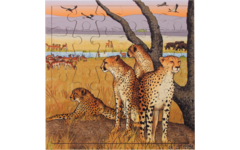 Rolf Puzzels - Puzzel cheeta's, 36 stukjes