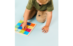 Rolf Puzzels - Reliëfpuzzel kleurenduo’s, 12 stukjes