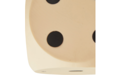 Rolf More - Dobbelsteen kunststof met stippen 10 cm