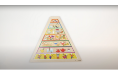 Rolf More - Woordjes lopen tweetekenklanken, 100 x 200 cm, vinyl